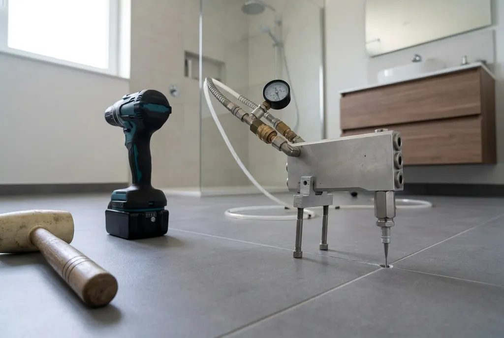 Kitbedrijf Westbroek – holle tegels injecteren